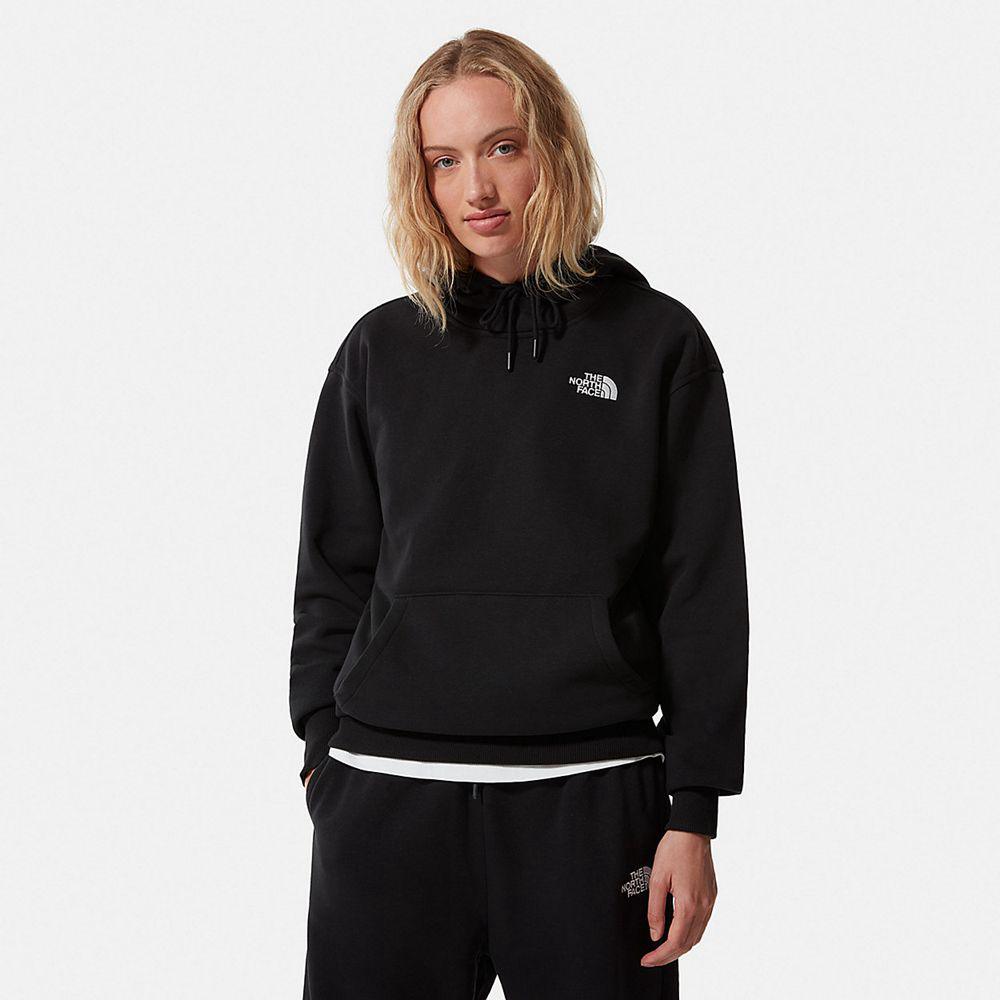 The North Face Oversized Essential Γυναικεια Φούτερ Hoodie - Μαυρα (NAWV28175)